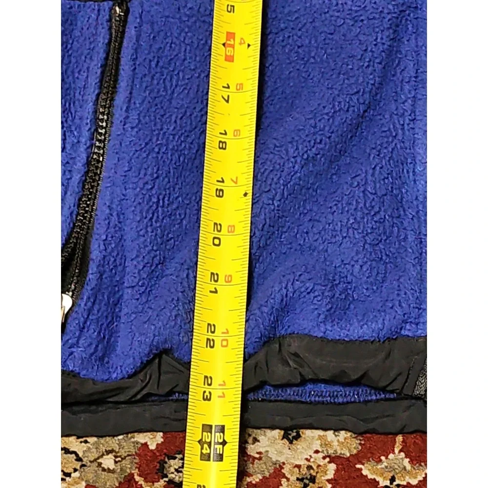The North Face Denali Men's Jacket Blue/Black Fleece Size Small Full Zip